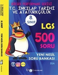 İdol Yayınları 8. Sınıf LGS T.C. İnkılap Tarihi ve Atatürkçülük Soru Bankası - İdol Yayınları