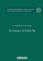İfa Zamanı ve Erken İfa - On İki Levha Yayınları