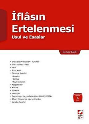 İflasın Ertelenmesi Usul ve Esaslar - 1