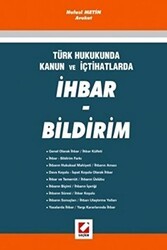 İhbar – Bildirim - Seçkin Yayıncılık