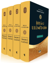 İhya-u Ulumi`d-Din Seti 4 Cilt Büyük Boy Takım - Çelik Yayınevi