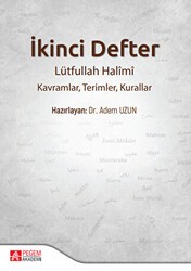 İkinci Defter Lütfullah Halimi: Kavramlar, Terimler, Kurallar - Pegem Akademi Yayıncılık