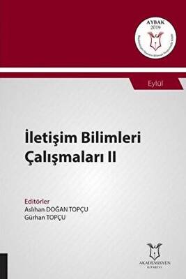 İletişim Bilimleri Çalışmaları II AYBAK 2019 Eylül - 1