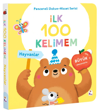 İlk 100 Kelimem – Hayvanlar Pencereli Dokun-Hisset - 1