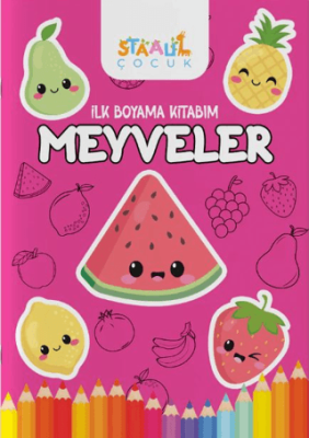İlk Boyama Kitabım - Meyveler - 1