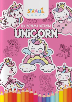 İlk Boyama Kitabım - Unicorn - 1