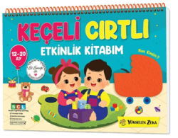 İlk Cırt Cırtlı - Keçeli Etkinlik Kitabım 12-20 Ay - Yükselen Zeka Yayınları