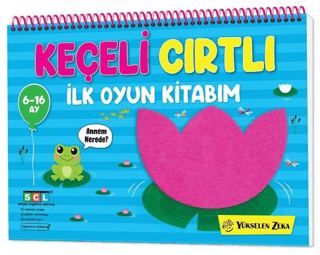 İlk Cırt Cırtlı Keçeli Etkinlik Kitabım - İlk Oyun Kitabım 6-16 Ay - 1