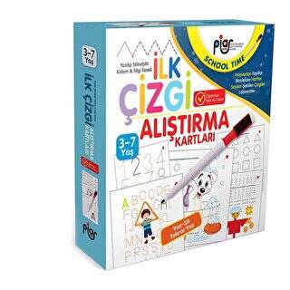 İlk Çizgi Alıştırma Kartları - 1