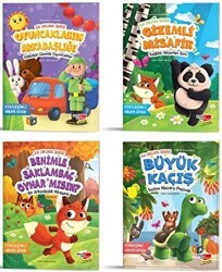 İlk Okuma Serisi Etkileşimli Hikaye Kitabı 4’lü Set - Dikkat Atölyesi Yayınları