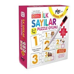 İlk Sayılar Puzzle Oyunu - Piar Kids