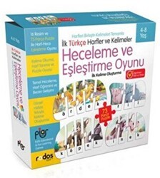 İlk Türkçe Harfler ve Kelimeler - Heceleme ve Eşleştirme Oyunu - Piar Kids
