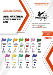 İmtiyaz Adli Hakimlik Soru Seti - İmtiyaz Yayıncılık