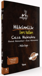 İmtiyaz Ceza Hukuku - Genel Hükümler - Özel Hükümler Hakimlik Ders Notları - Temsil Kitap
