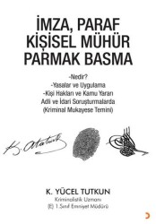 İmza, Paraf Kişisel Mühür Parmak Basma - Cinius Yayınları