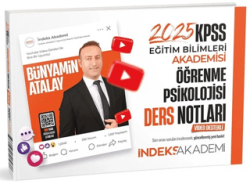 İndeks Akademi Yayıncılık 2025 KPSS Eğitim Bilimleri Öğrenme Psikolojisi Video Ders Notları - İndeks Akademi Yayıncılık