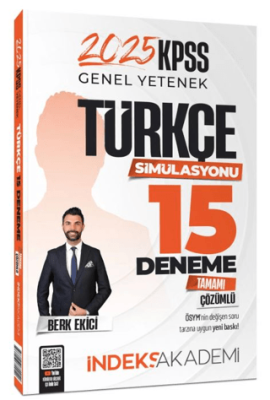 İndeks Akademi Yayıncılık 2025 KPSS Türkçe Simülasyonu 15 Deneme Çözümlü - 1