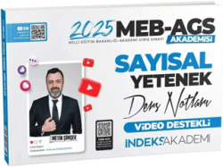 İndeks Akademi Yayıncılık 2025 MEB-AGS Akademisi Sayısal Yetenek Video Ders Notları - İndeks Akademi Yayıncılık