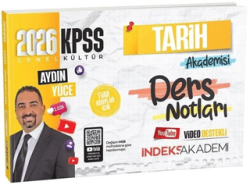 2026 KPSS Tarih Akademisi Video Ders Notları - İndeks Akademi Yayıncılık