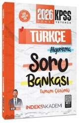 2026 KPSS Türkçe Algoritma Soru Bankası Çözümlü - İndeks Akademi Yayıncılık