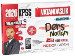 2026 KPSS Vatandaşlık Akademisi Video Ders Notları - İndeks Akademi Yayıncılık