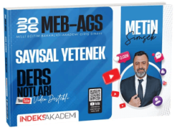 2026 MEB-AGS Sayısal Yetenek Video Ders Notları - İndeks Akademi Yayıncılık