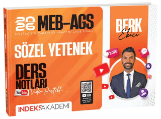 2026 MEB-AGS Sözel Yetenek Video Ders Notları - 1