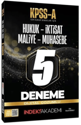 İndeks Akademi Yayıncılık KPSS A Grubu 5 Deneme Çözümlü - İndeks Akademi Yayıncılık