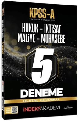 İndeks Akademi Yayıncılık KPSS A Grubu 5 Deneme Çözümlü - 1