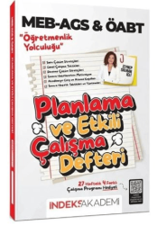İndeks Akademi Yayıncılık MEB-AGS ÖABT Planlama ve Etkili Çalışma Defteri - 1