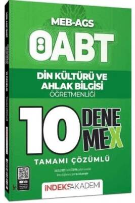 İndeks Akademi Yayıncılık ÖABT MEB-AGS Din Kültürü ve Ahlak Bilgisi 10 Deneme X Çözümlü - 1