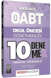 İndeks Akademi Yayıncılık ÖABT MEB-AGS Okul Öncesi Öğretmenliği 10 DenemeX Çözümlü - 1