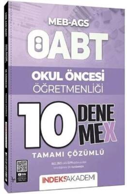 İndeks Akademi Yayıncılık ÖABT MEB-AGS Okul Öncesi Öğretmenliği 10 DenemeX Çözümlü - 1