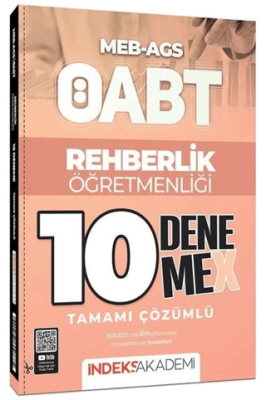 İndeks Akademi Yayıncılık ÖABT MEB-AGS Rehberlik Öğretmenliği 10 DenemeX Çözümlü - 1