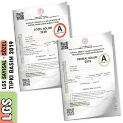 İnformal Yayınları 2019 LGS Sayısal ve Sözel Tıpkı Basım Çıkmış Soru Türkiye Geneli Dijital Çözümlü Kitapçıkları - İnformal Yayınları