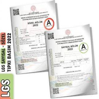 İnformal Yayınları LGS Sayısal ve Sözel Tıpkı Basım Çıkmış Soru Türkiye Geneli Dijital Çözümlü Kitapçıkları - 1