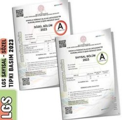 İnformal Yayınları 2023 LGS Sayısal ve Sözel Çıkmış Soru Türkiye Geneli Dijital Çözümlü Kitapçıklar - İnformal Yayınları