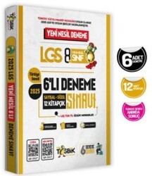 İnformal Yayınları 2025 8. Sınıf Yeni Sistem LGS 6lı Tüm Yıl Deneme Paketi Dijital Çözümlü - İnformal Yayınları
