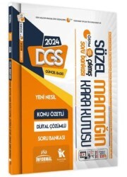 İnformal Yayınları 2024 DGS Sözel Mantığın Kara Kutusu Konu Özetli Dijital Çözümlü ÖSYM Çıkmış Soru Havuzu Bankası - İnformal Yayınları