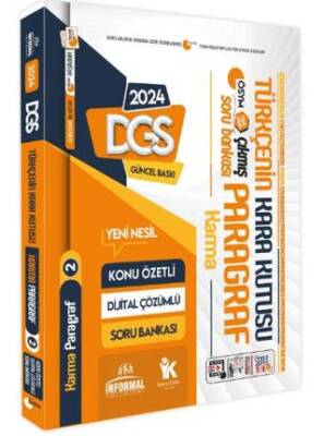 İnformal Yayınları 2024 DGS Türkçenin Kara Kutusu Karma Paragraf 2 Konu Özetli D. Çözümlü Çıkmış Soru Havuzu Bankası - 1