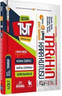 İnformal Yayınları YKS-TYT Tarihin Kara Kutusu 1.CİLT Dijital Çözümlü Konu Özetli ÖSYM Çıkmış Soru Havuzu Bankası - 1