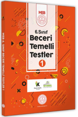 İnformal Yayınları 2025 6.Sınıf MEB Beceri Temelli Testler 1. Kitap Örnek Soru Bankası - 1