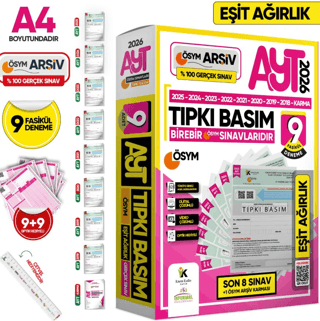 AYT 2026 Eşit Ağırlık Tıpkı Basım 9`lu Paket - 1