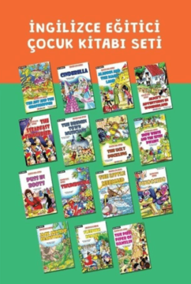 İngilizce Eğitici Çocuk Kitabı Seti 15 Kitap - 1