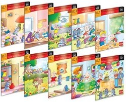 İngilizce Hikaye Seti 10 Kitap İlkokul 1. Sınıf Karekod Dinlemeli - MK Publications