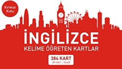 İngilizce Kelime Öğreten Kartlar Kırmızı Kutu Dirver - Loud İngilizce Dil Kartları - 1