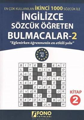 İngilizce Sözcük Öğreten Bulmacalar 2 - 1