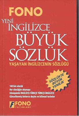 İngilizce - Türkçe - Türkçe - Yeni İngilizce Büyük Sözlük - 1