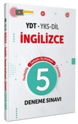 İngilizce YDT YKS-DİL Tamamı Çözümlü 5 Fasikül Deneme - Editör Yayınevi