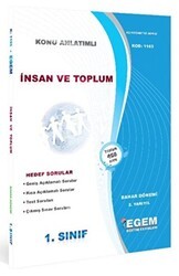 İnsan Ve Toplum Bahar Dönemi Konu Anlatımlı Soru Bankası 2. Yarıyıl 1165 - Egem Eğitim Yayınları